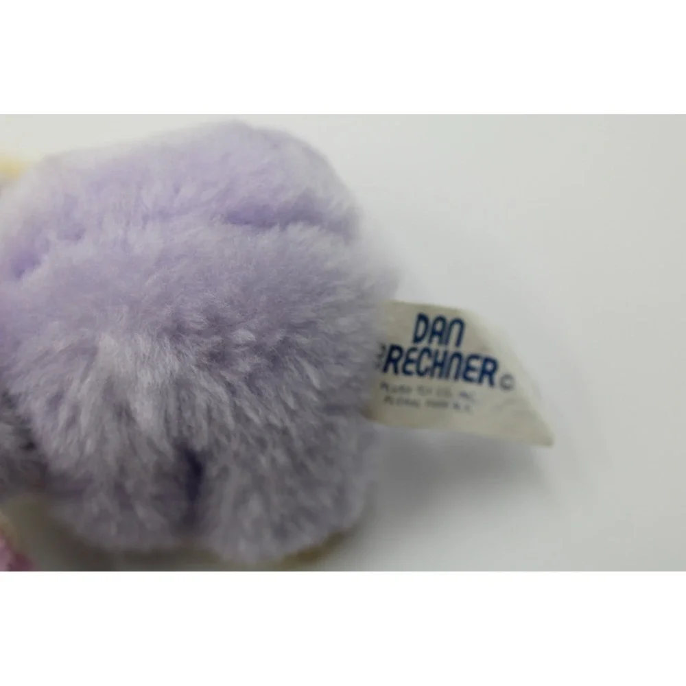 Dan Brechner GAF Dumont Plush Puppy Dog Lot Blue Pink Purple White Vintage 3pc